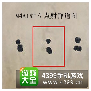 全民枪战M4A1弹道图